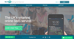 Desktop Screenshot of burstsms.co.uk