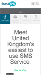 Mobile Screenshot of burstsms.co.uk